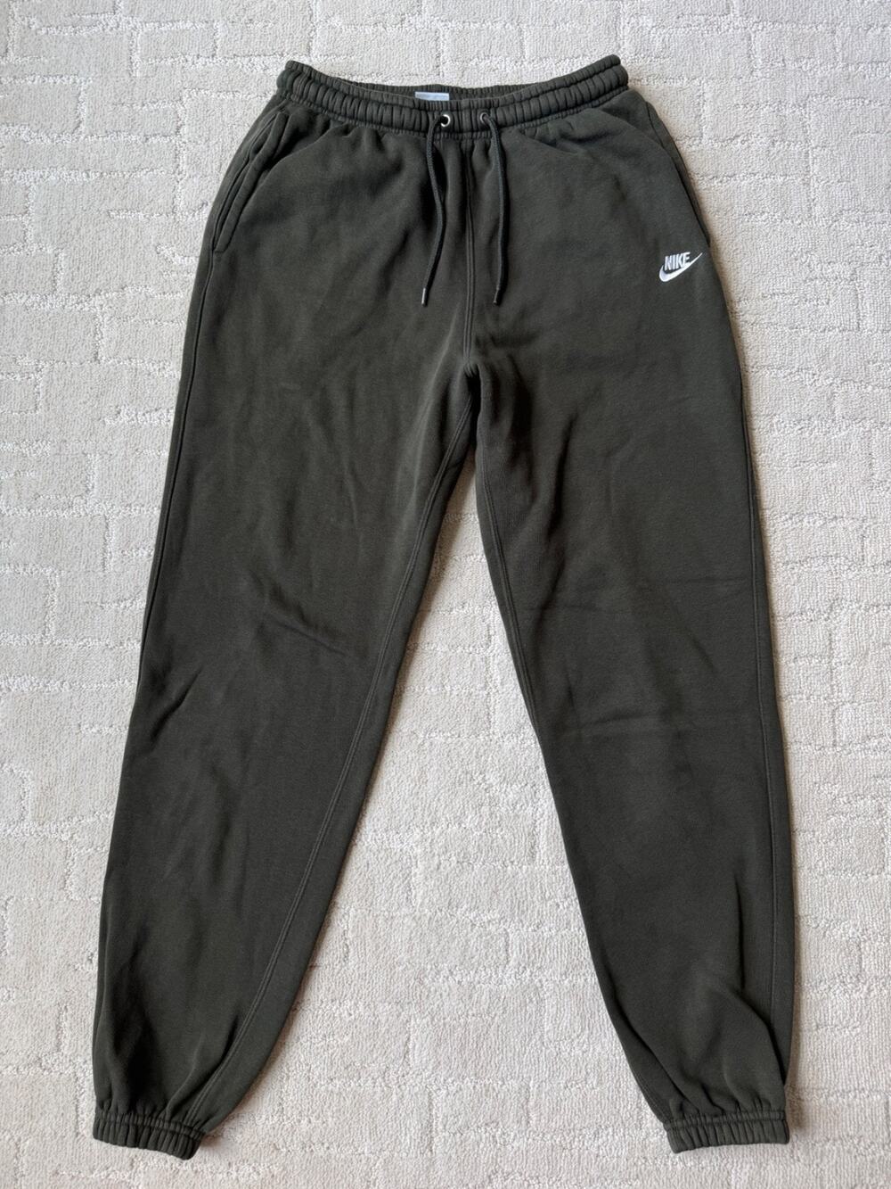 Nike Fleece Lined Jogger Sweatpants Embroidered Logo Mens